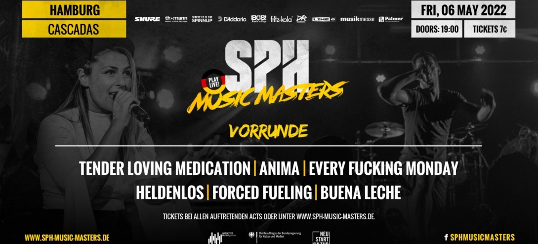 ANIMA live Fr 06.05.2022 bei den SPH Music Masters im Cascadas Hamburg